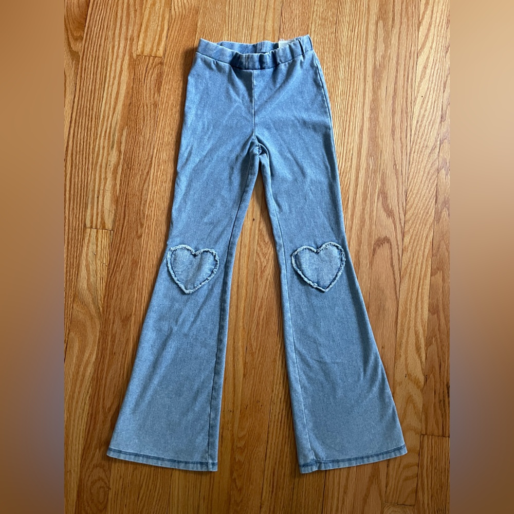 H&M Girl’s Blue Flared Jeggings 9-10y